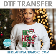 Ho Ho Ho Sequin Santa DTF