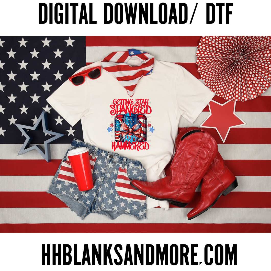 Star Spangled and Hammered DTF