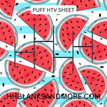 Load image into Gallery viewer, Watermelon Puff Heat Transfer Vinyl Sheet
