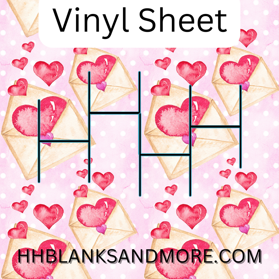 Valentines Day Themed Vinyl Pattern