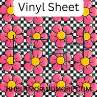 Pink Floral Vinyl Pattern LDC