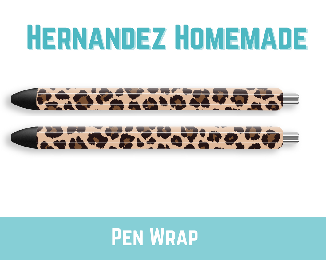 Leopard Pen Wrap