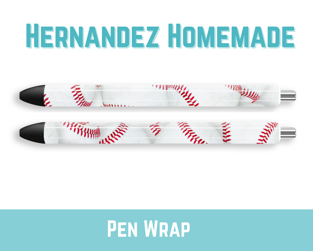 Baseball Pen Wrap