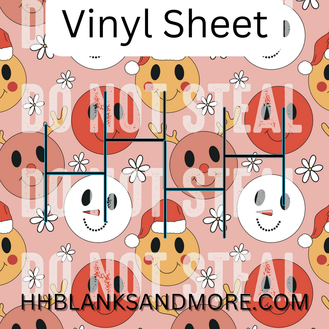 Happy Christmas Vinyl Pattern