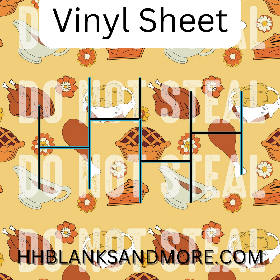 Turkey Day Vinyl Pattern