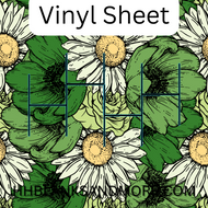 Green Floral Vinyl Pattern LDC