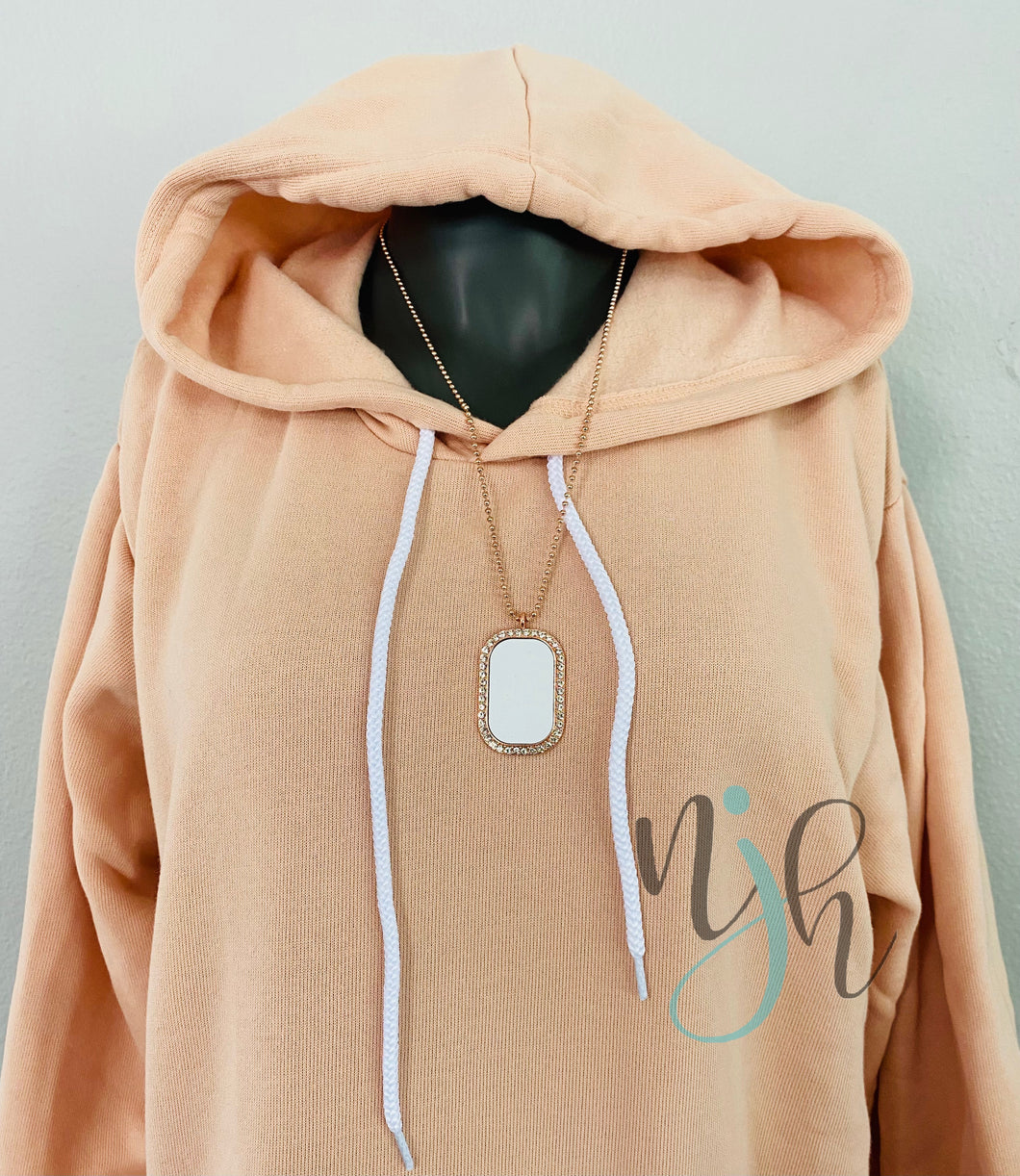 Sublimation ID Pendent Rose Gold