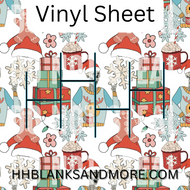 Skeleton Christmas Vinyl Pattern