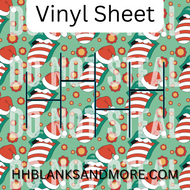 Retro Christmas tongue Vinyl Pattern