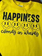 Load image into Gallery viewer, LTP Happiness Comes in Waves Clear Film Screen Print
